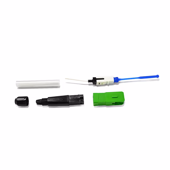 Sc APC Type FTTH Fusion Splice-on Connector Fusion Splicer Price Fiber Optical Fast Connector