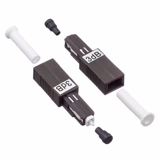 atenuador ótico do Sc APC da fibra de 1dB 3dB 5dB 6dB 7dB 10dB 15dB 20dB 25dB