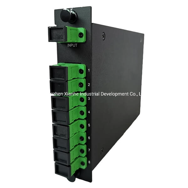 1X2~64 W/O Sc/APC & Upc 1xn Optical Fiber PLC Splitter Package