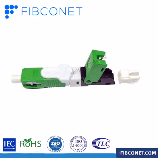 Optical Fiber Assembly Sc/APC Quick/Fast Connector