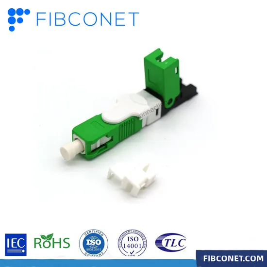 Optical Fiber Assembly Sc/APC Quick/Fast Connector