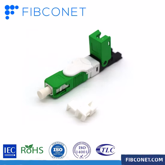 Optical Fiber Assembly Sc/APC Quick/Fast Connector