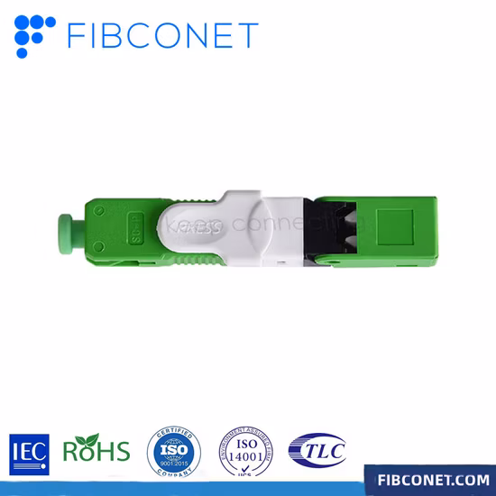 Optical Fiber Assembly Sc/APC Quick/Fast Connector