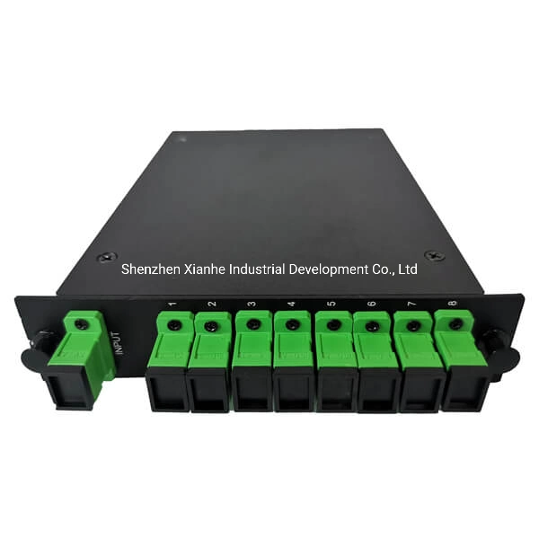 1X2~64 W/O Sc/APC & Upc 1xn Optical Fiber PLC Splitter Package