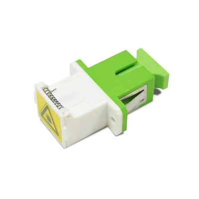 Acoplador de flange FTTH Sm Obturador Automático Sc/APC Adaptador de Fibra Óptica