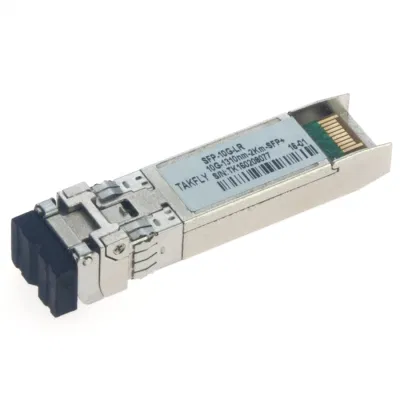 módulo ótico frente e verso do transceptor do conector 2km SFP+ de 10g 1310nm LC