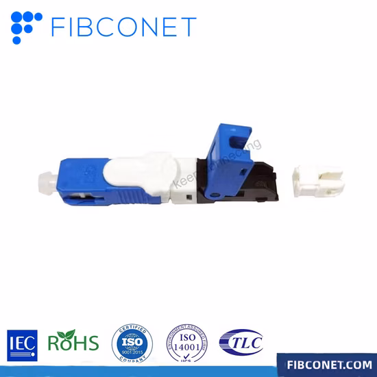 Conjunto de fibra óptica Sc/APC Conector Rápido/Rápido