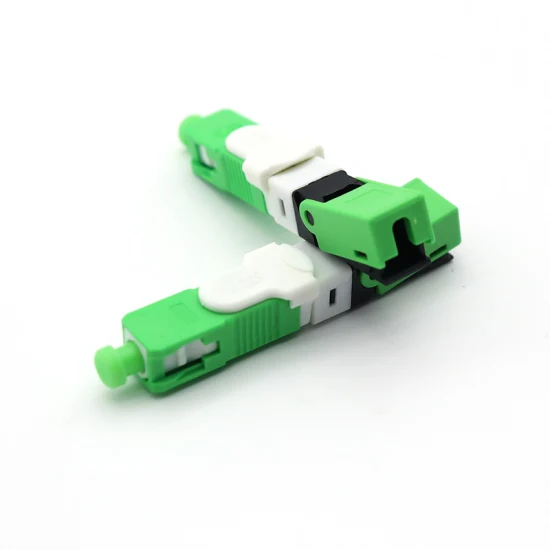 Conector rápido de fibra óptica Sc/APC de desempenho óptico superior confiável